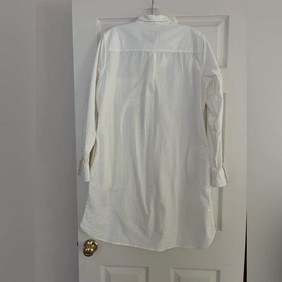 98% Cotton Gap Oxford White Shirt Dress - Picture 4 of 10